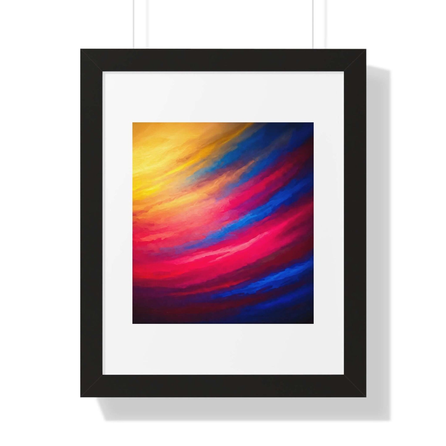 Serenade - AbEx - Framed Wall Art