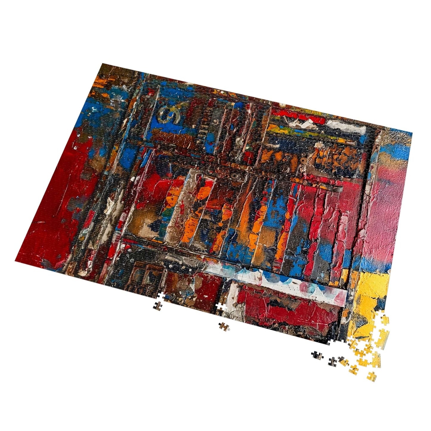 Rusty Memories - AbEx - Jigsaw Puzzle