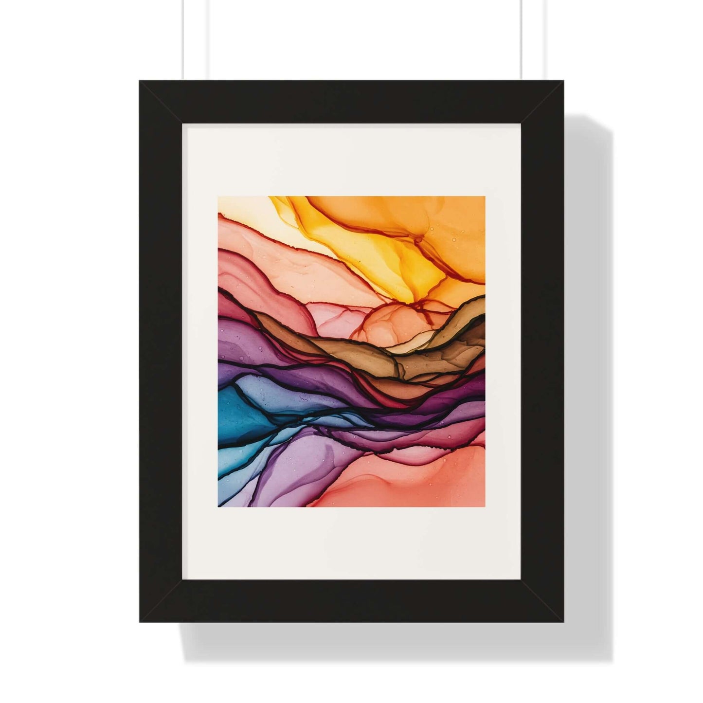 Velatura - AbEx - Framed Wall Art