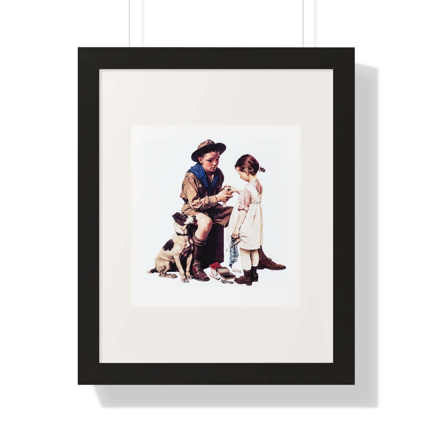 Boys and Girls First Aid Week: Norman Rockwell: Wall Art