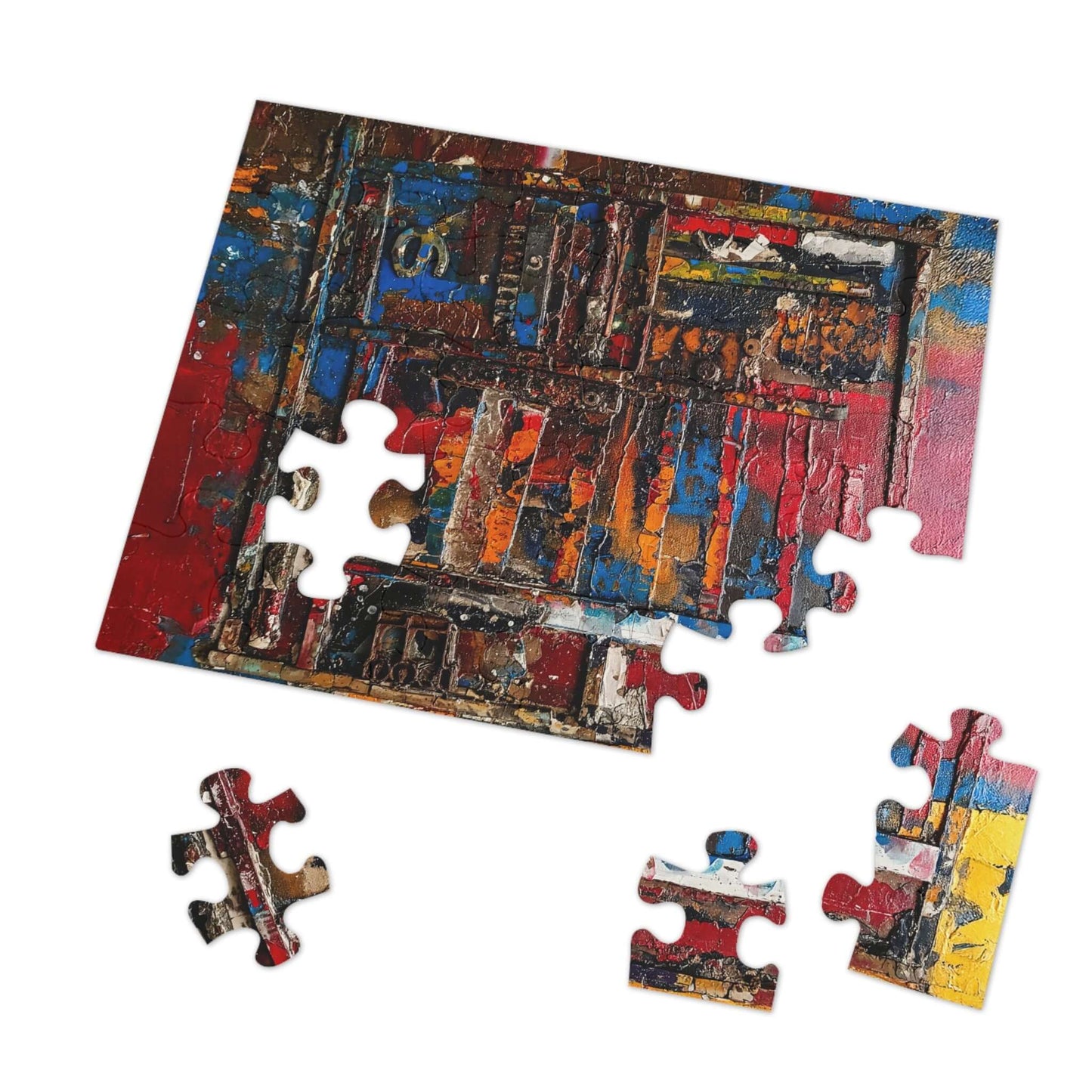 Rusty Memories - AbEx - Jigsaw Puzzle
