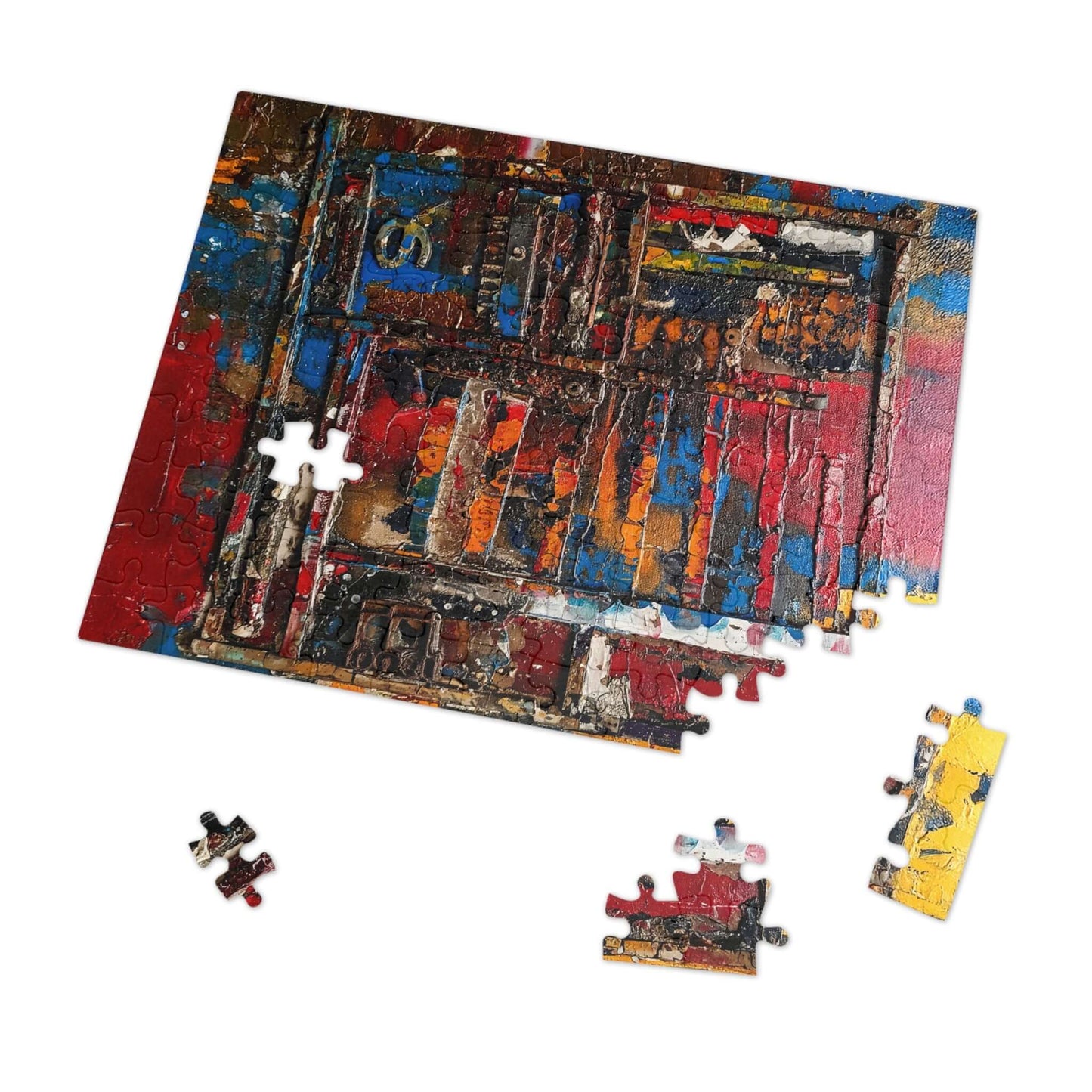 Rusty Memories - AbEx - Jigsaw Puzzle