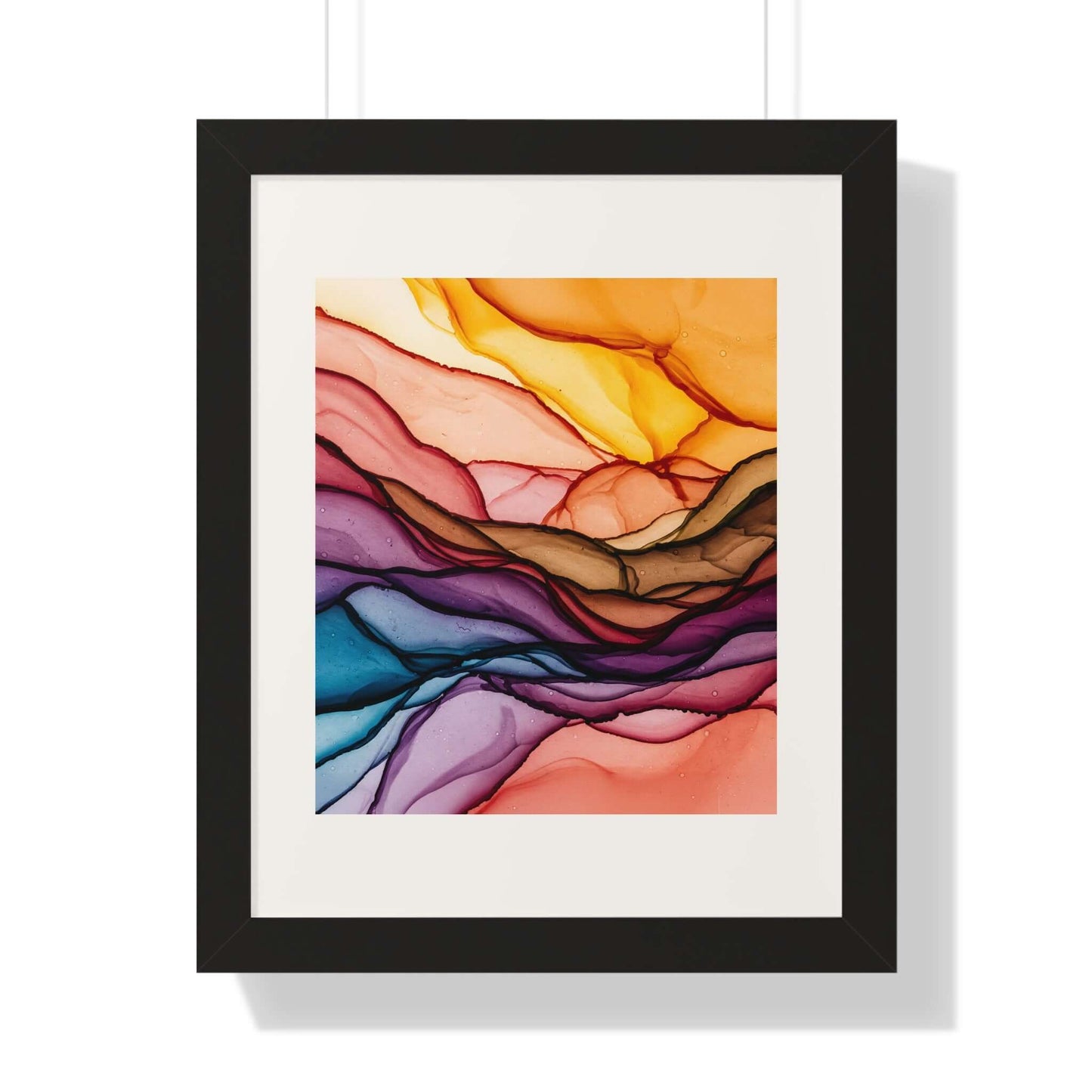 Velatura - AbEx - Framed Wall Art