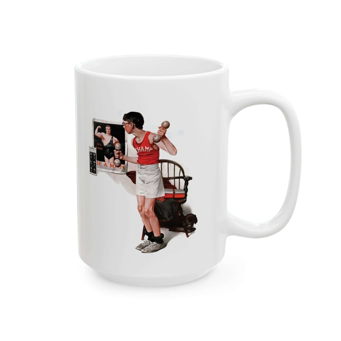 Be a Man, It’s Easy: Art Mug