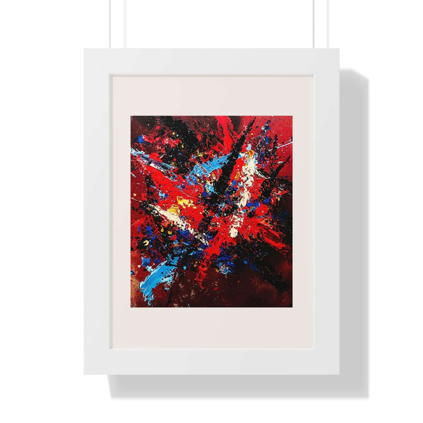 Reignite- AbEx - Framed Wall Art