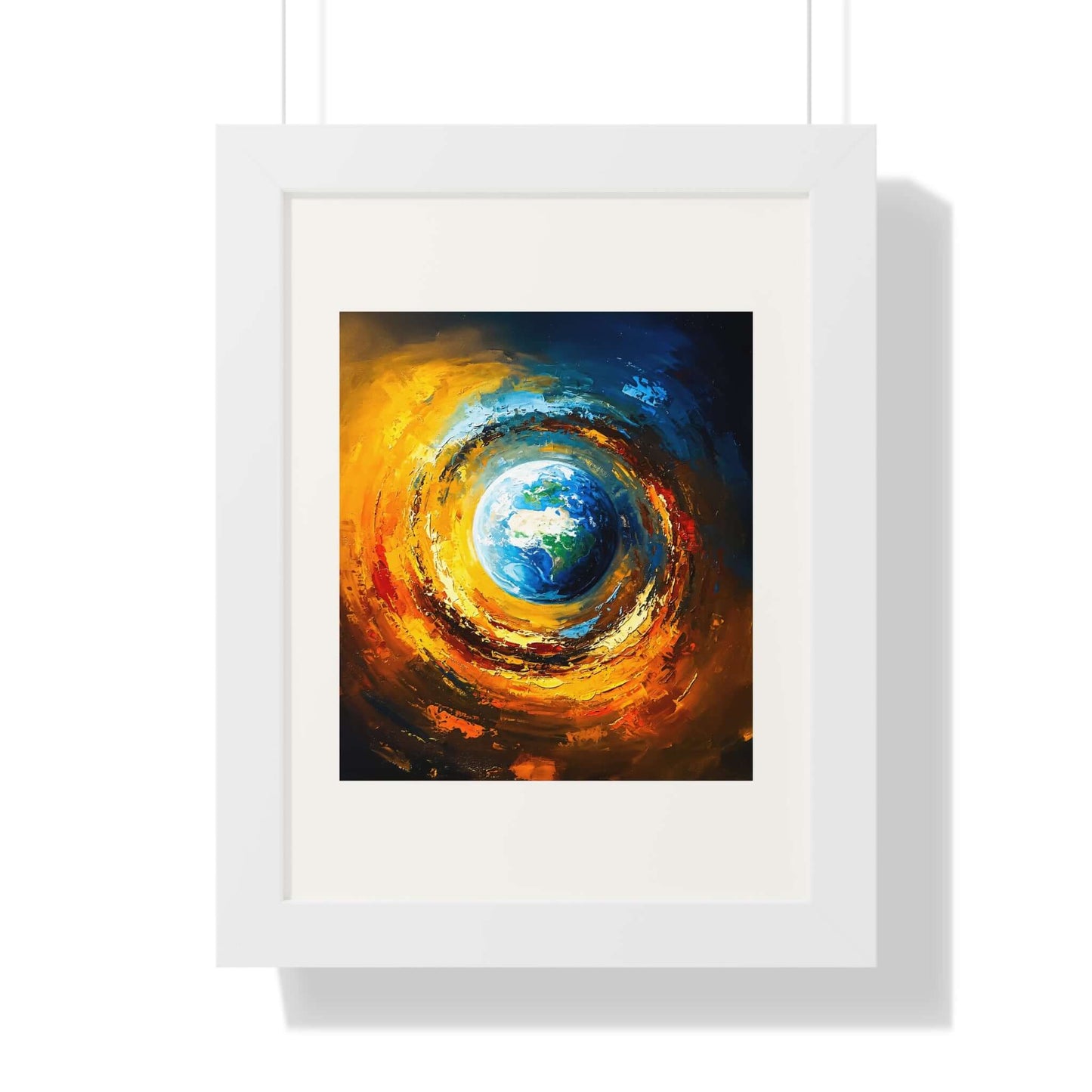 Lumen Terra - AbEx - Framed Wall Art