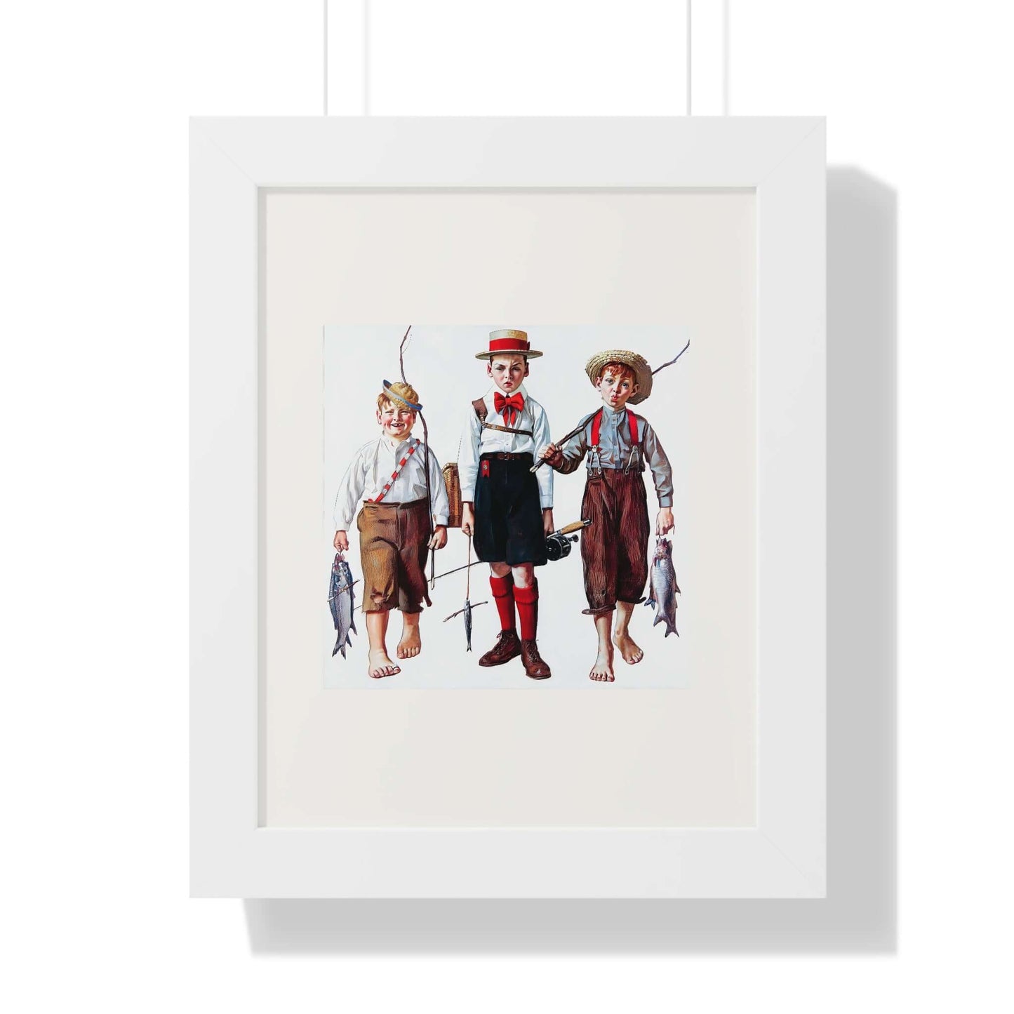 The Catch: Norman Rockwell: Wall Art