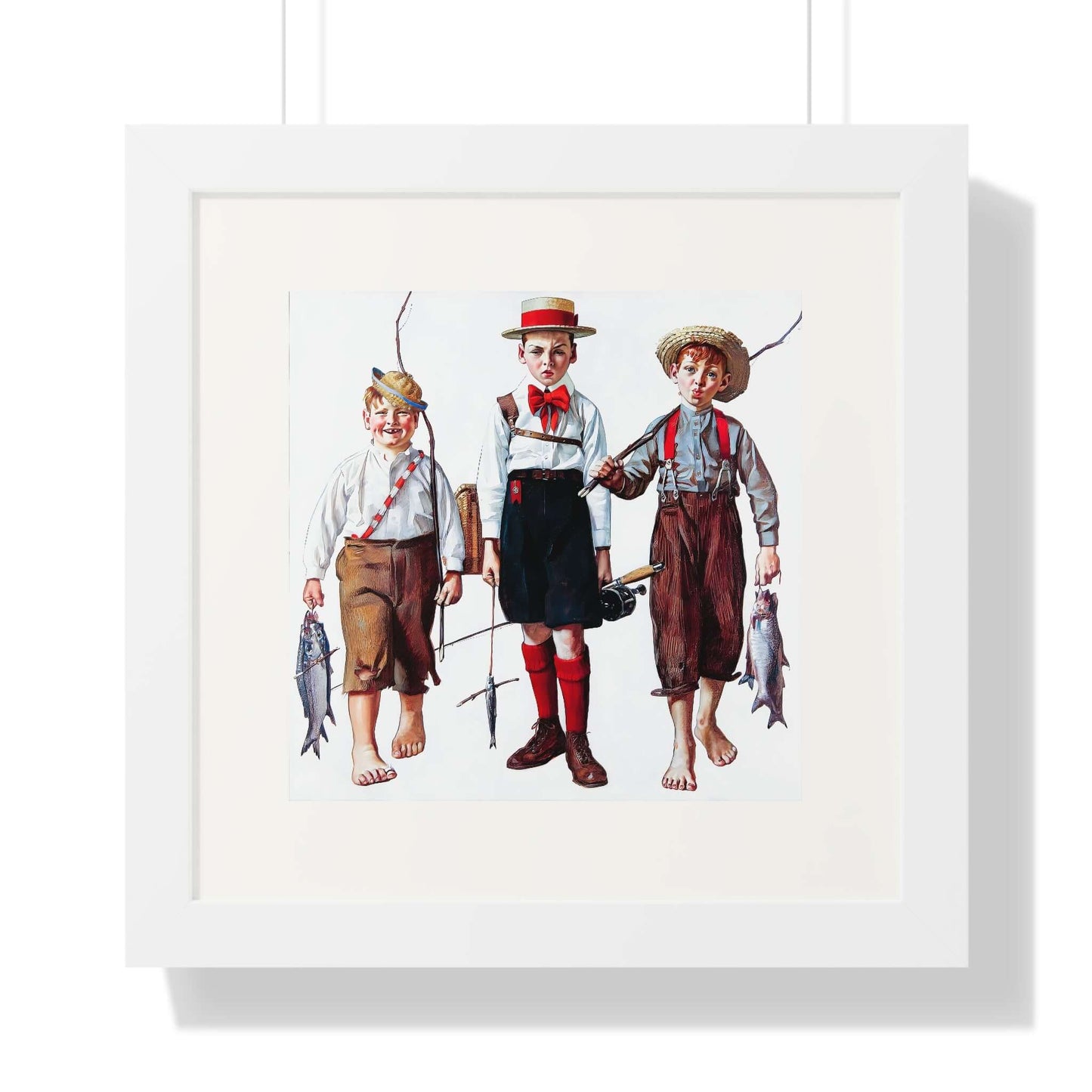 The Catch: Norman Rockwell: Wall Art