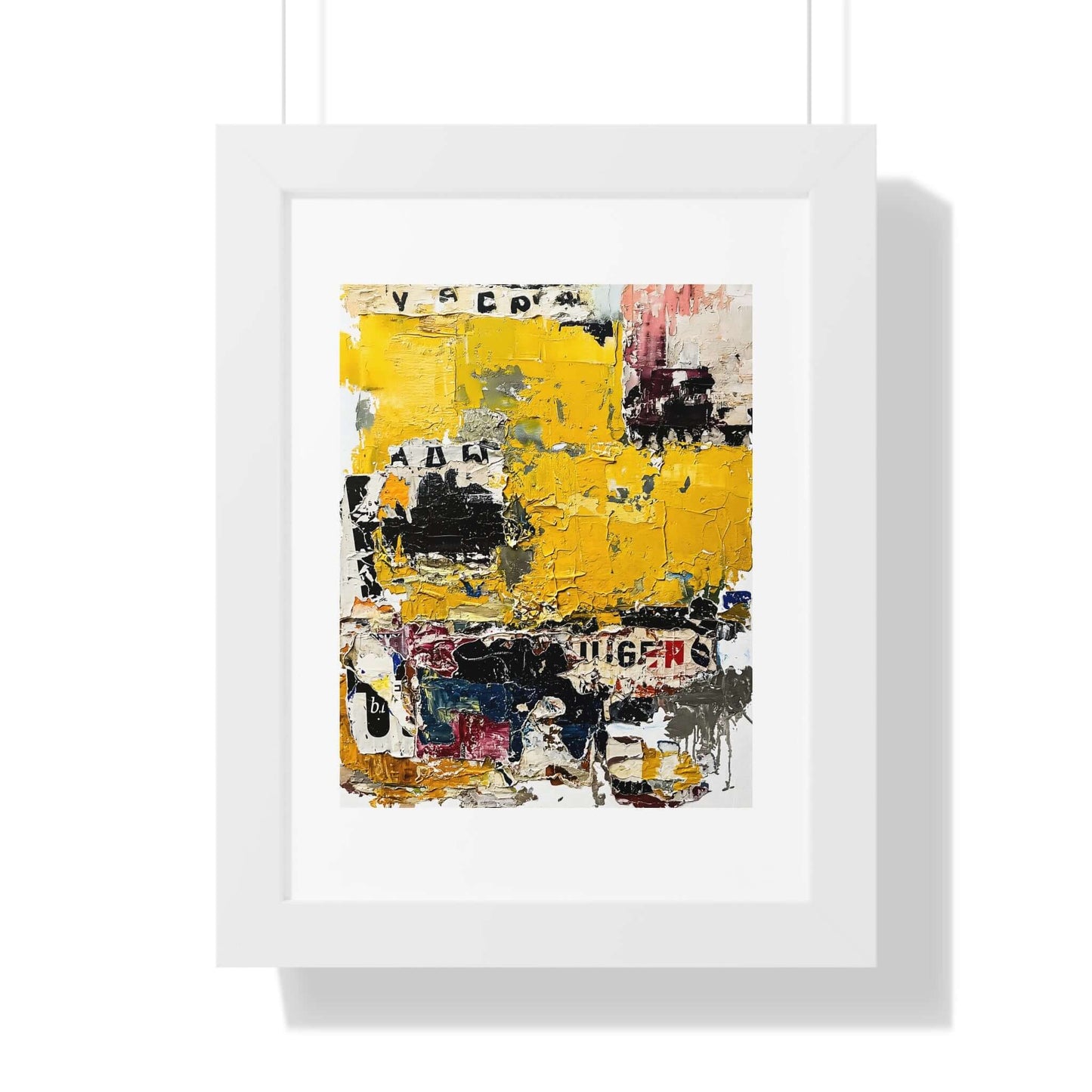 Peelback - AbEx - Framed Wall Art