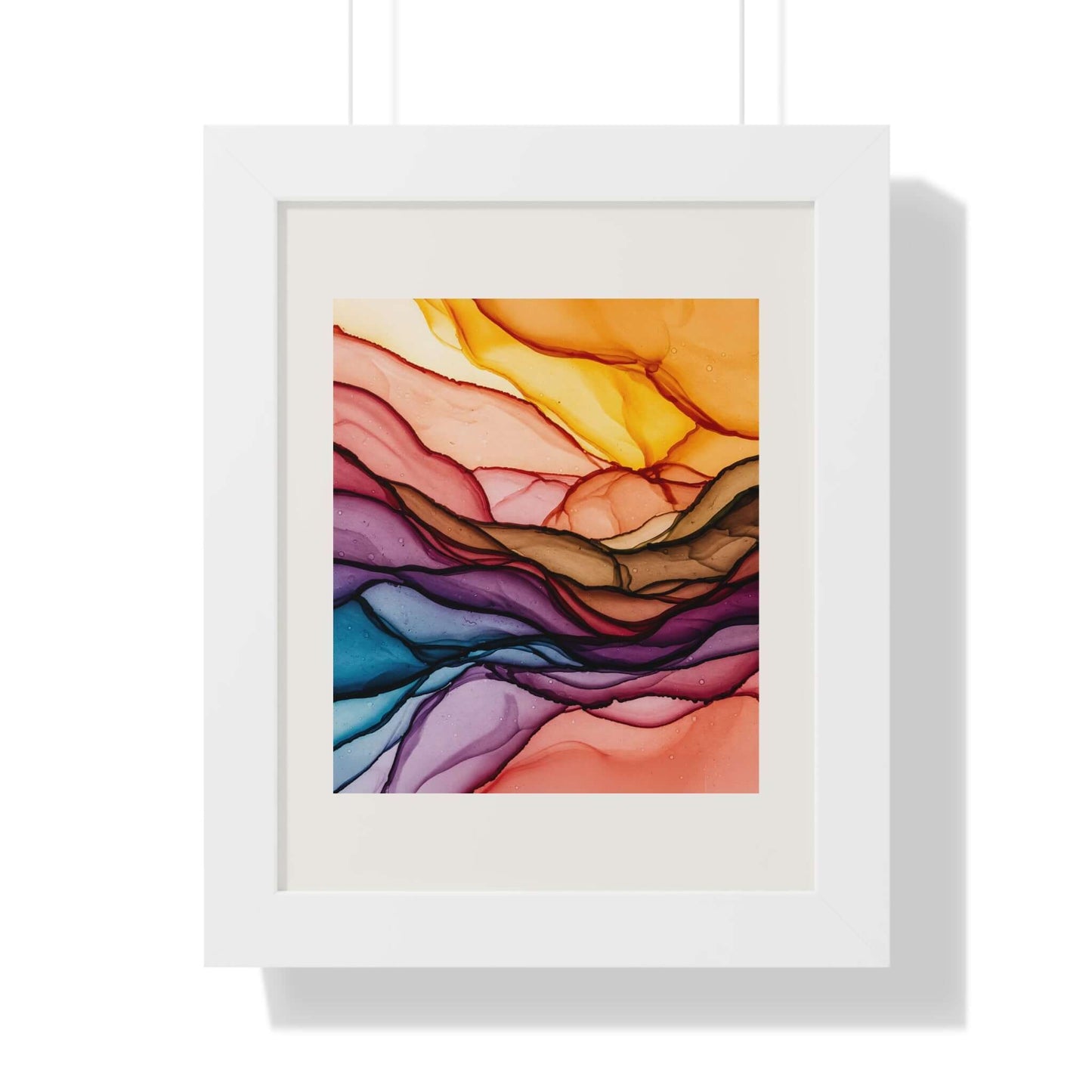Velatura - AbEx - Framed Wall Art