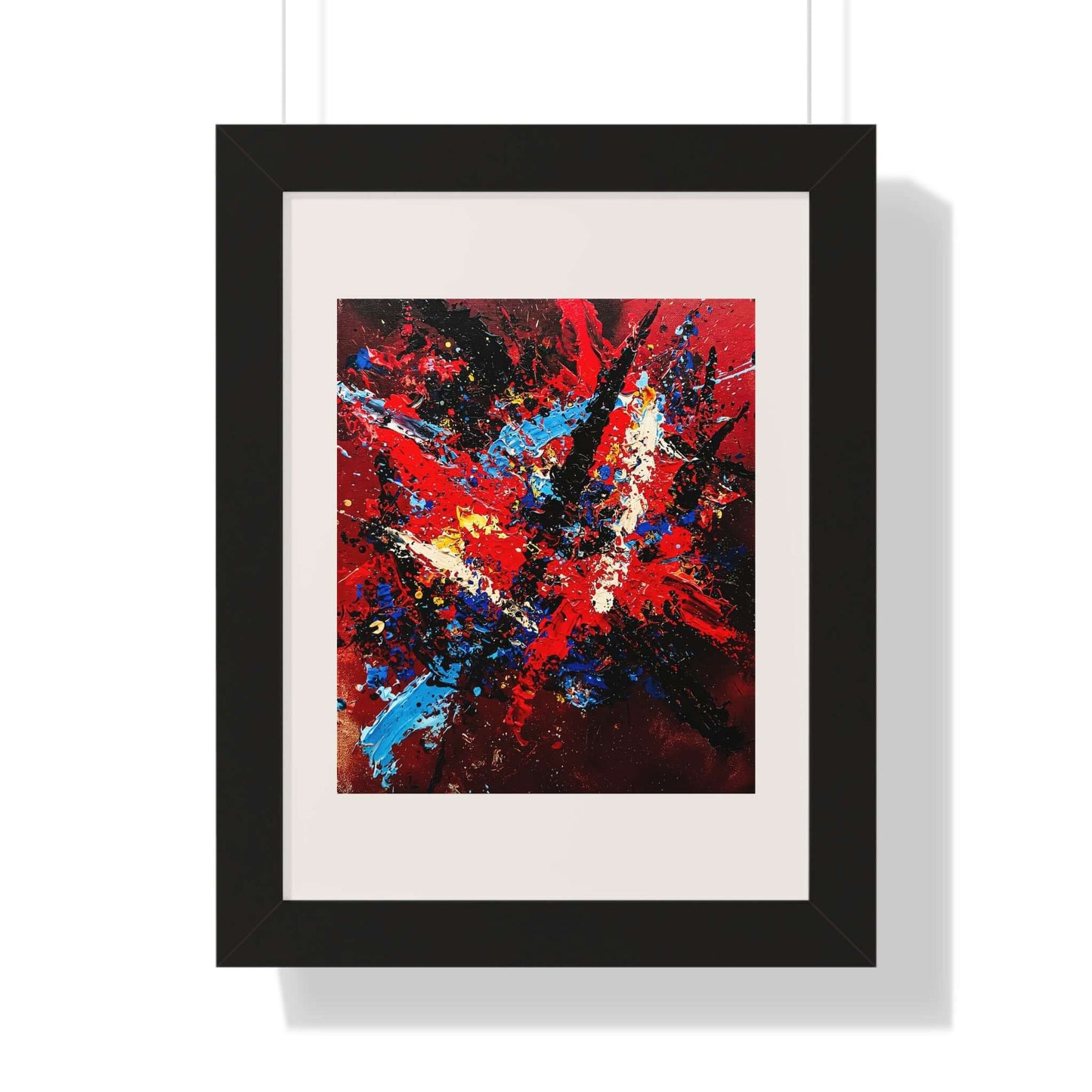 Reignite- AbEx - Framed Wall Art