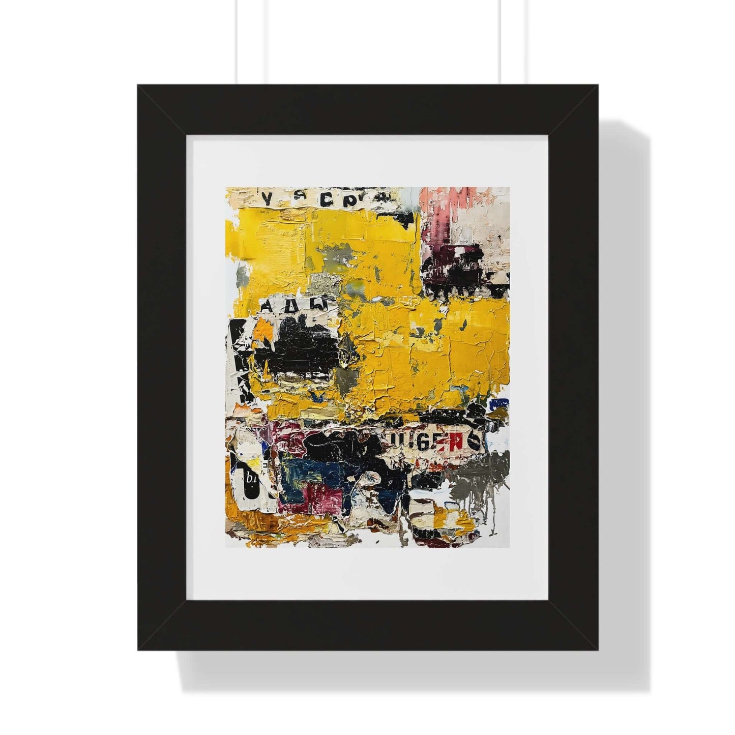 Peelback - AbEx - Framed Wall Art