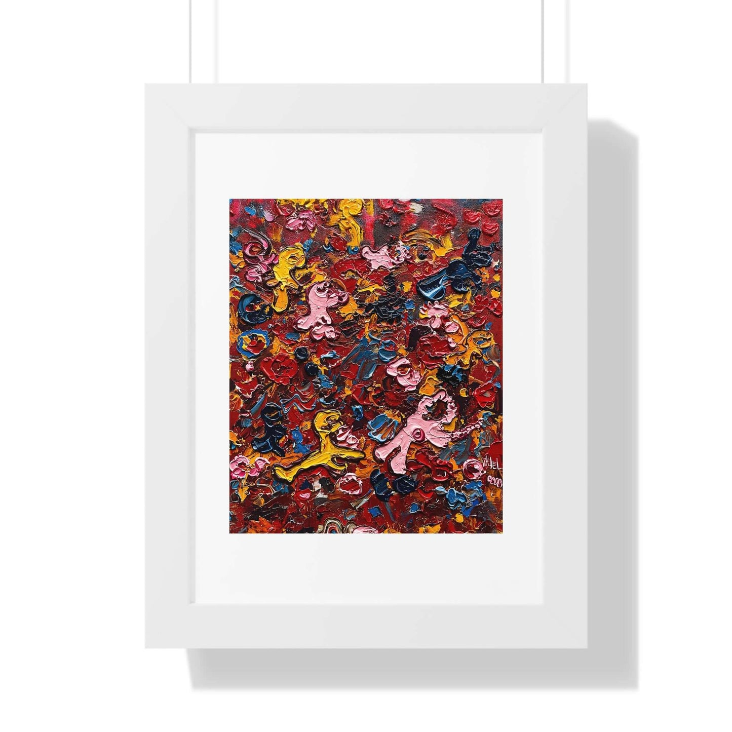 Rapture - AbEx - Framed Wall Art