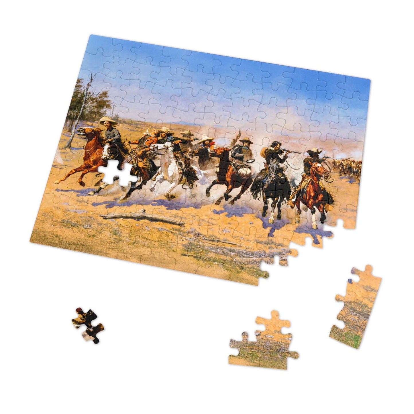 A Dash for the Timber: Jigsaw Puzzle