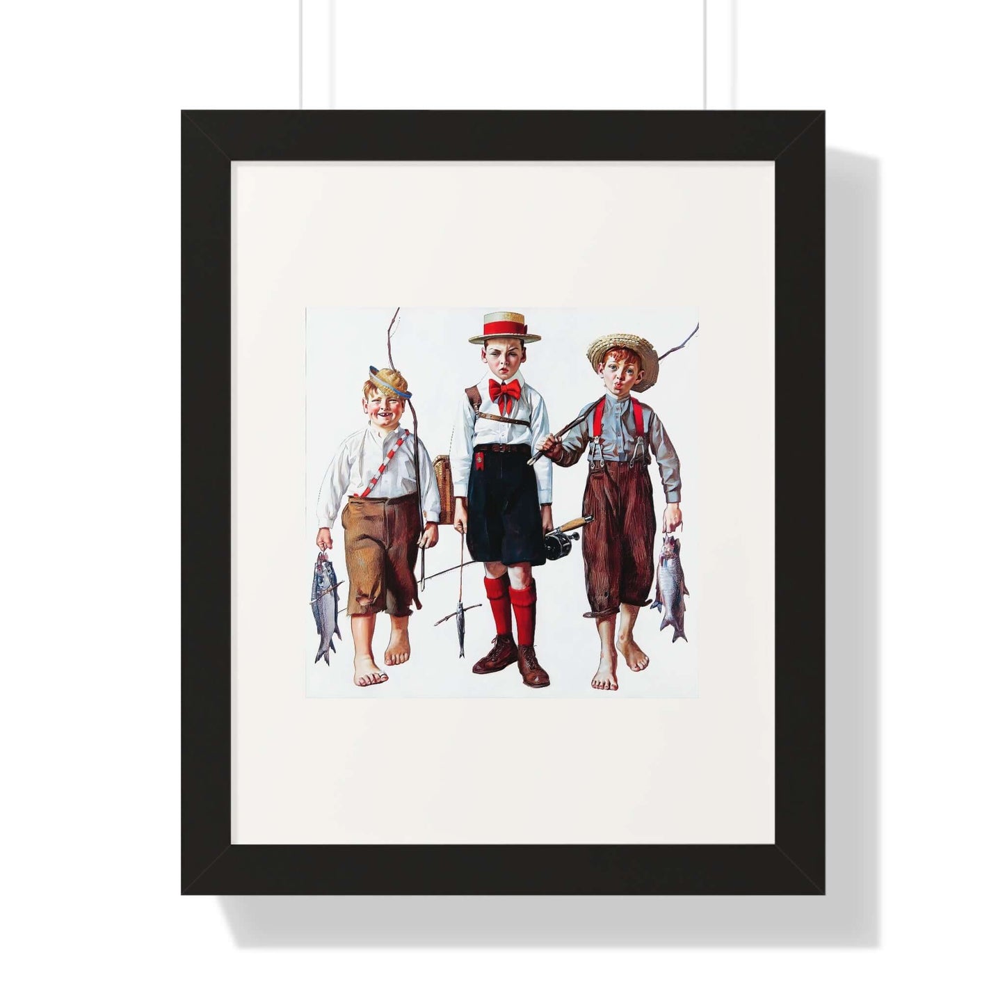 The Catch: Norman Rockwell: Wall Art