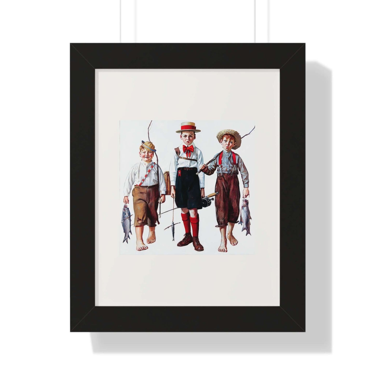 The Catch: Norman Rockwell: Wall Art