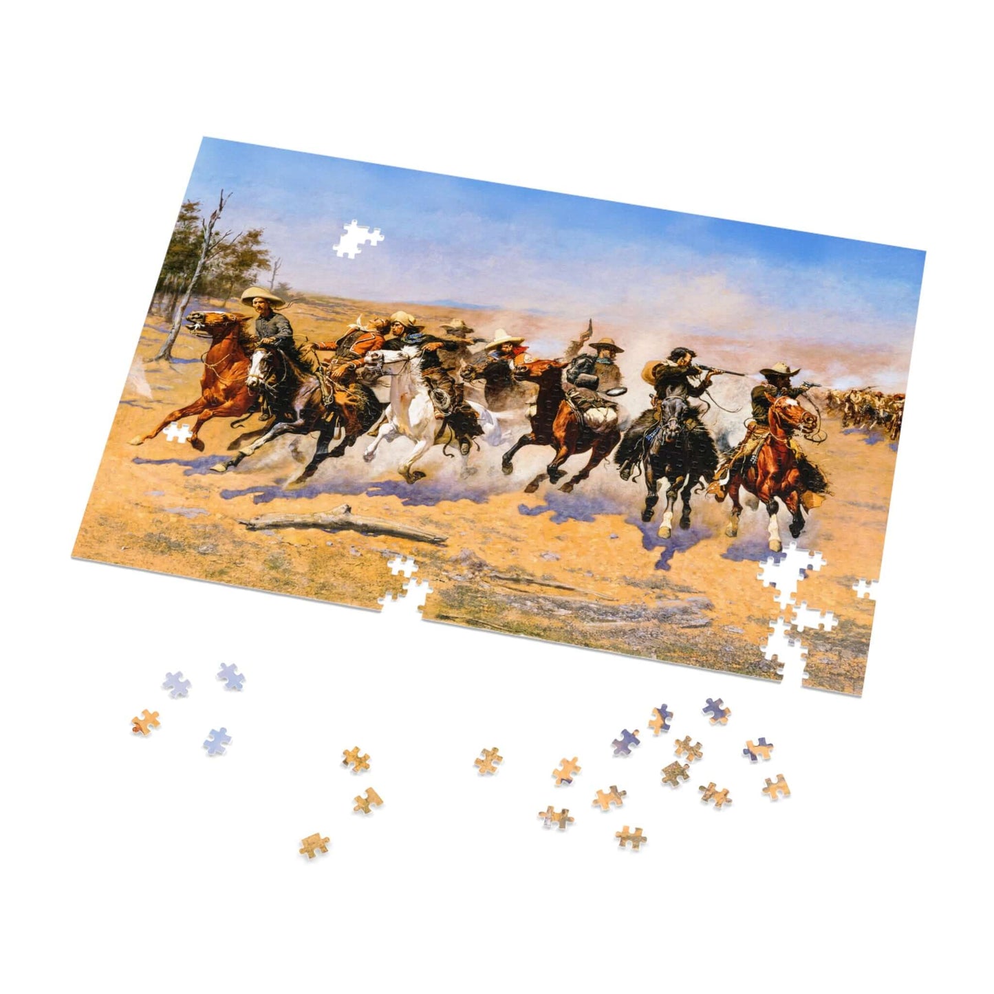 A Dash for the Timber: Jigsaw Puzzle