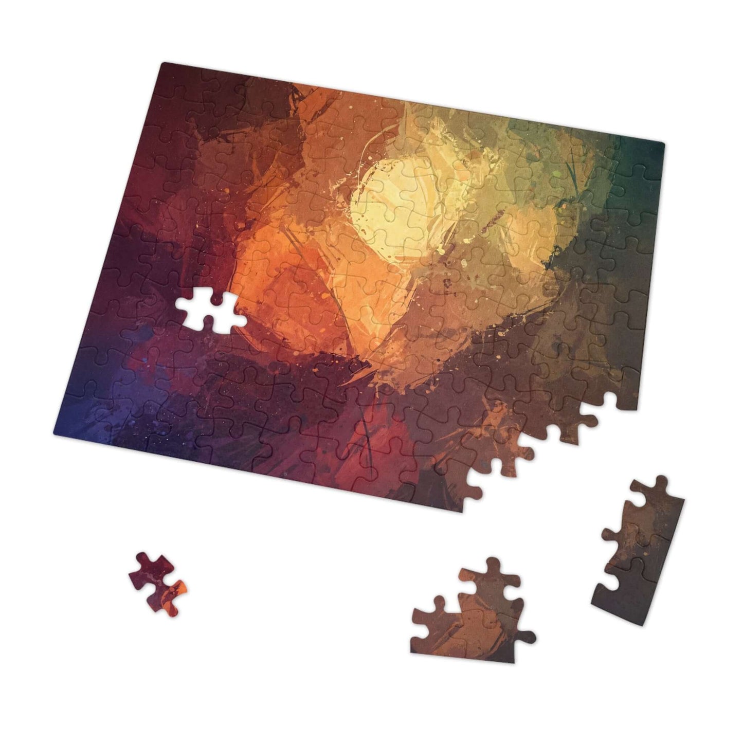 Shy Beauty - AbEx - Jigsaw Puzzle