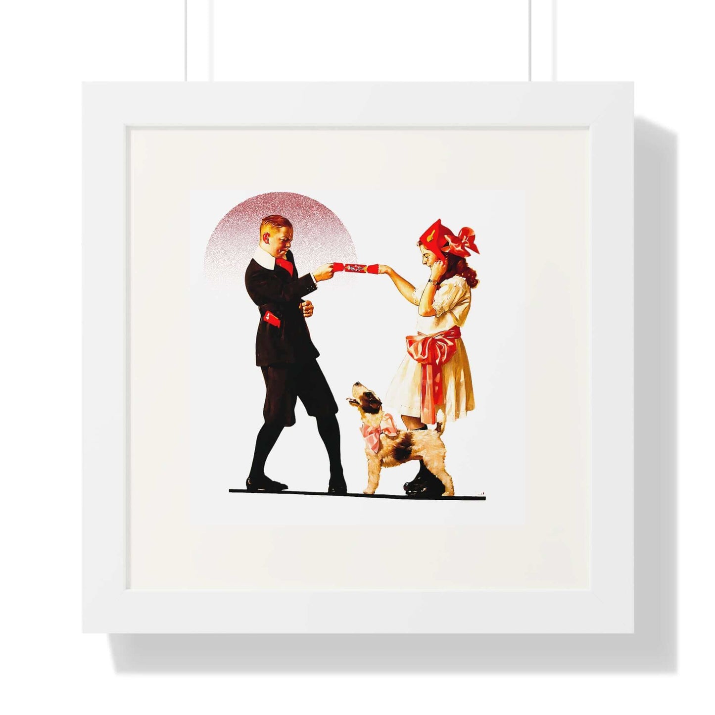 Playing Party Games: Norman Rockwell: Wall Art