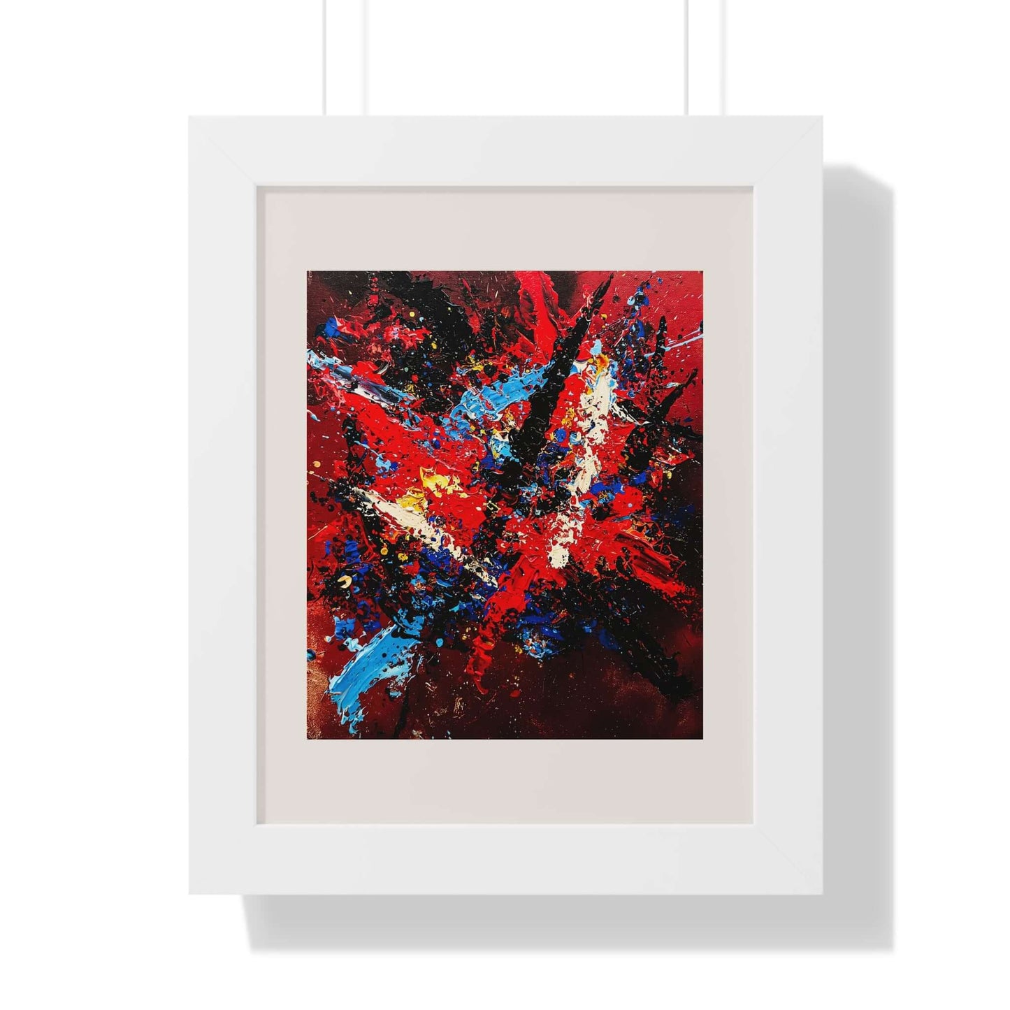 Reignite- AbEx - Framed Wall Art