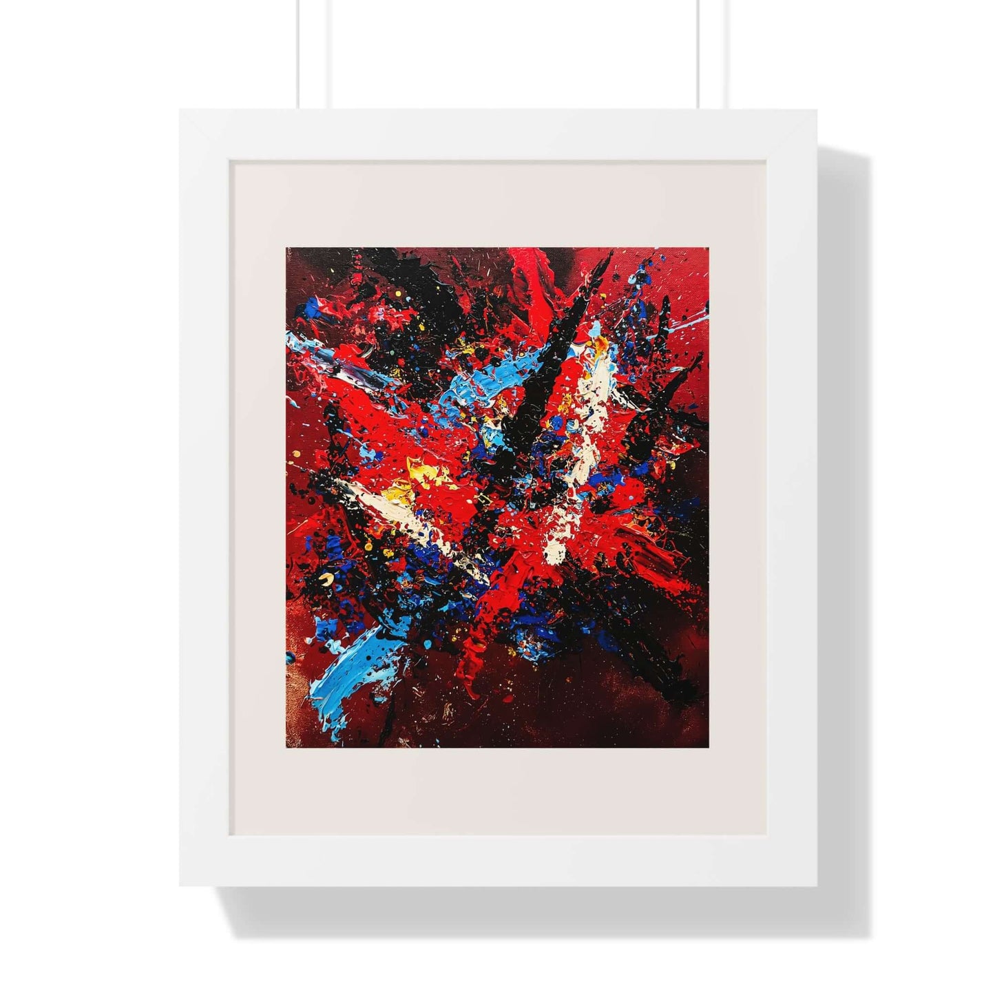 Reignite- AbEx - Framed Wall Art