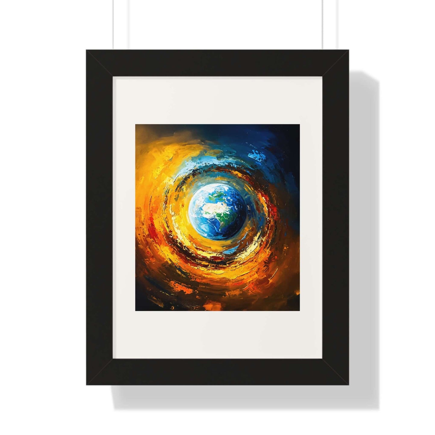 Lumen Terra - AbEx - Framed Wall Art