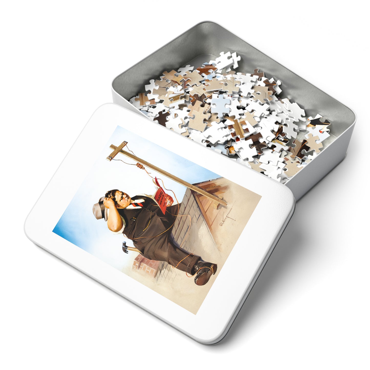 Radio Antennae by Robert C. Kauffmann - Jigsaw Puzzle