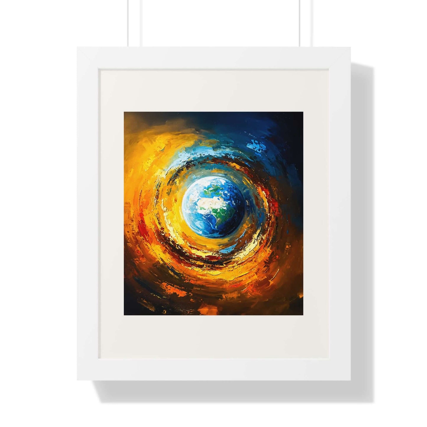 Lumen Terra - AbEx - Framed Wall Art