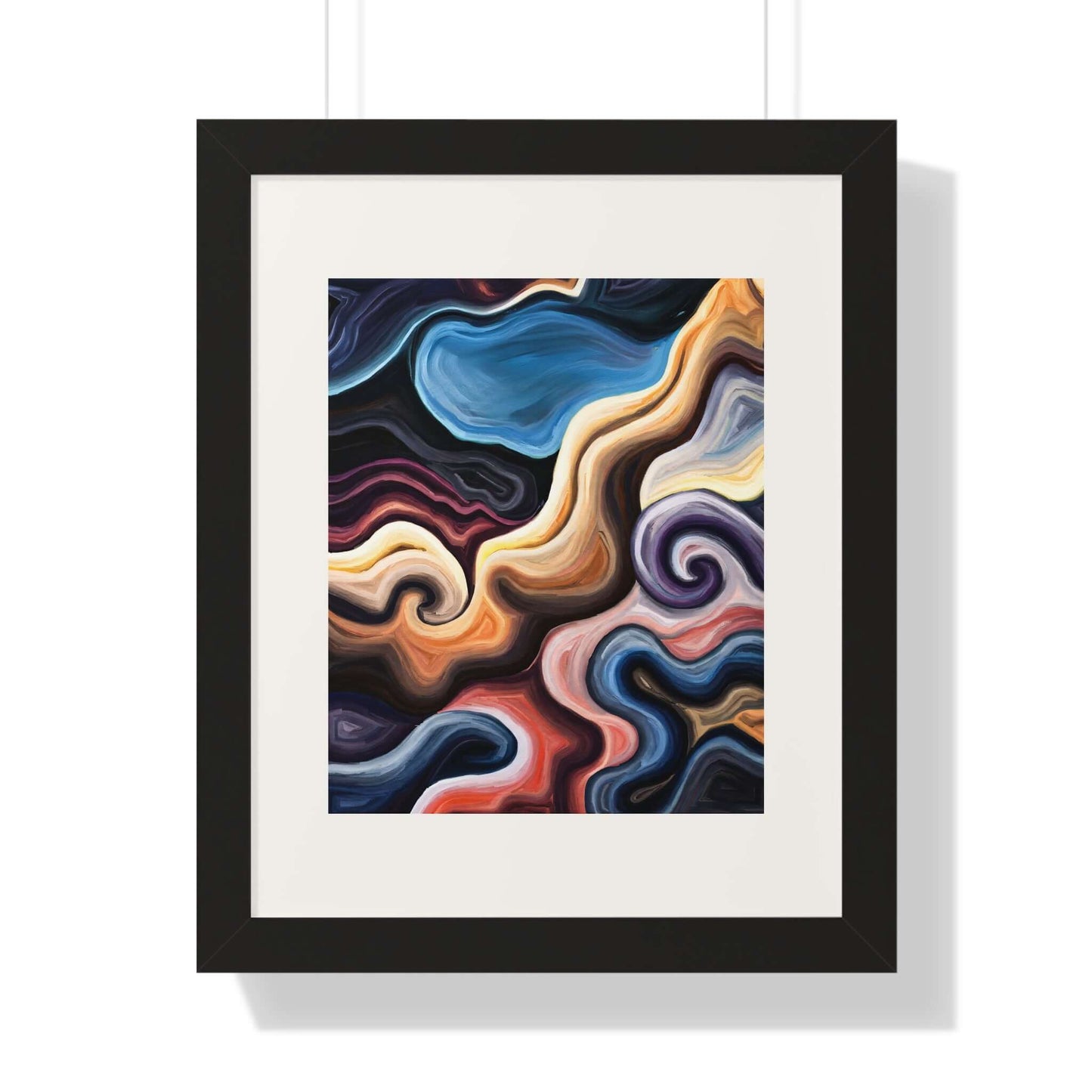 Mindmap - AbEx - Framed Wall Art