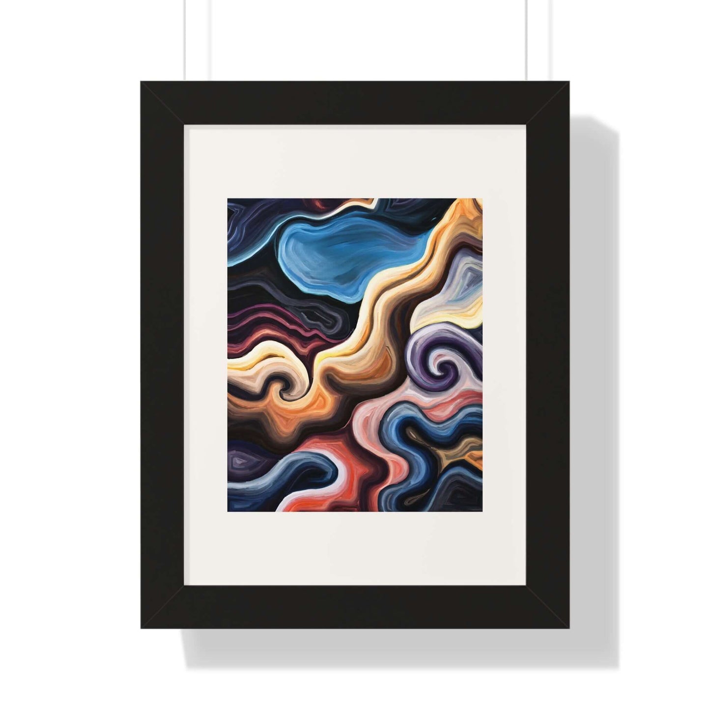 Mindmap - AbEx - Framed Wall Art
