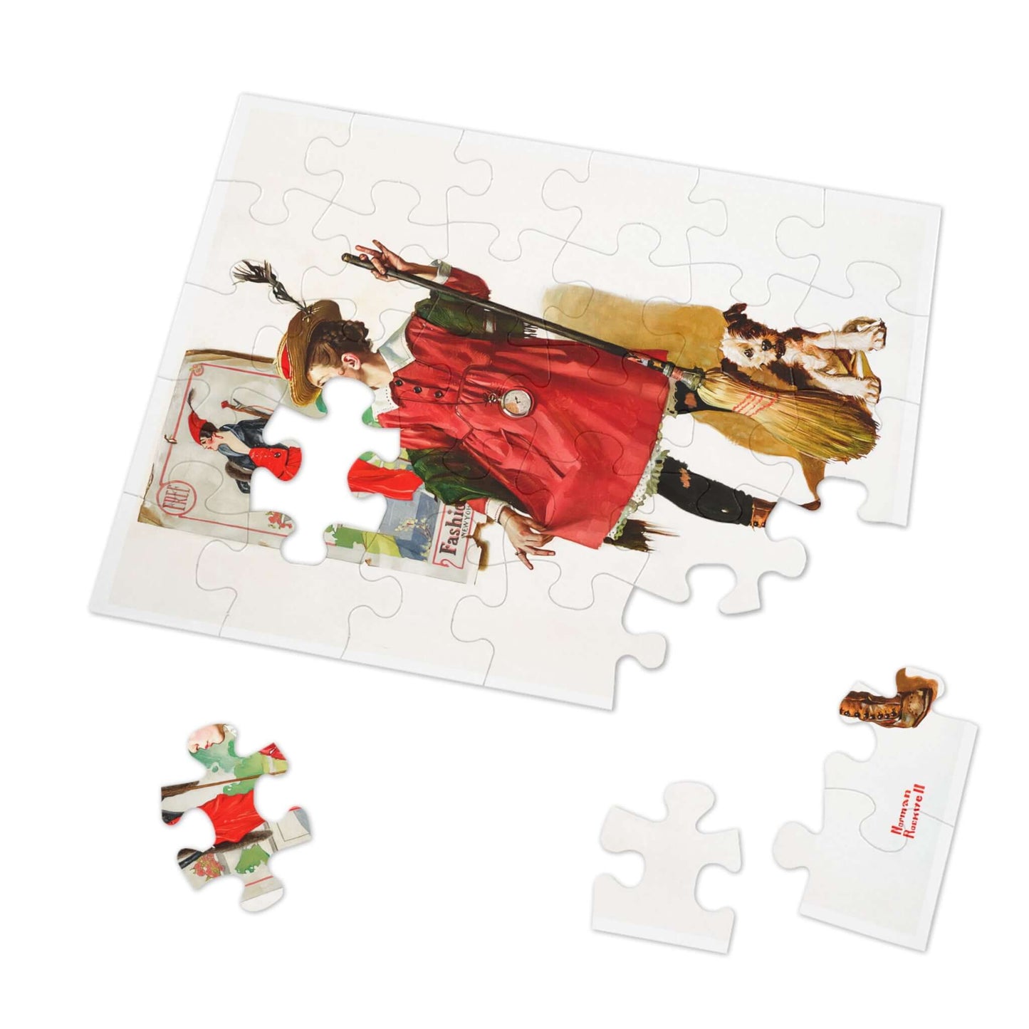 The Little Model by Norman Rockwell- Jigsaw Puzzle
