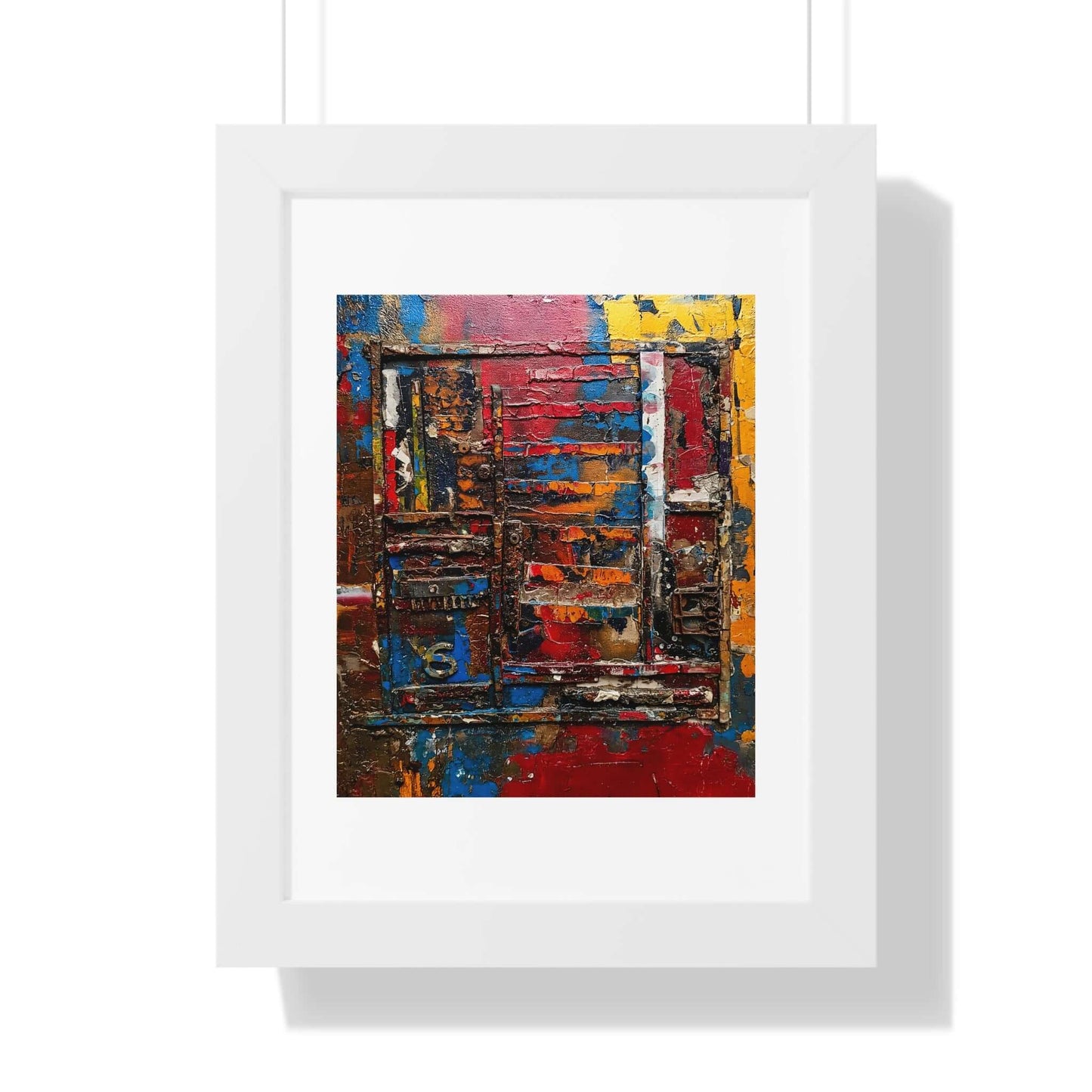 Rusty Memories - AbEx - Framed Wall Art
