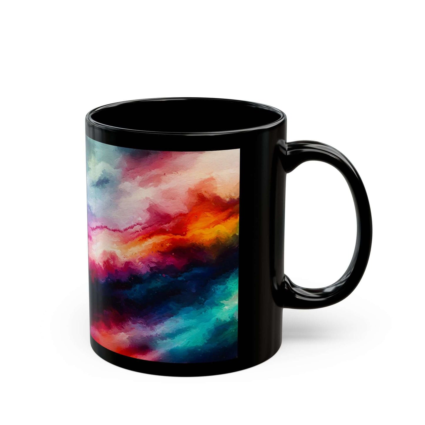 Mug – Clouds Choir - Abstract Expressionism