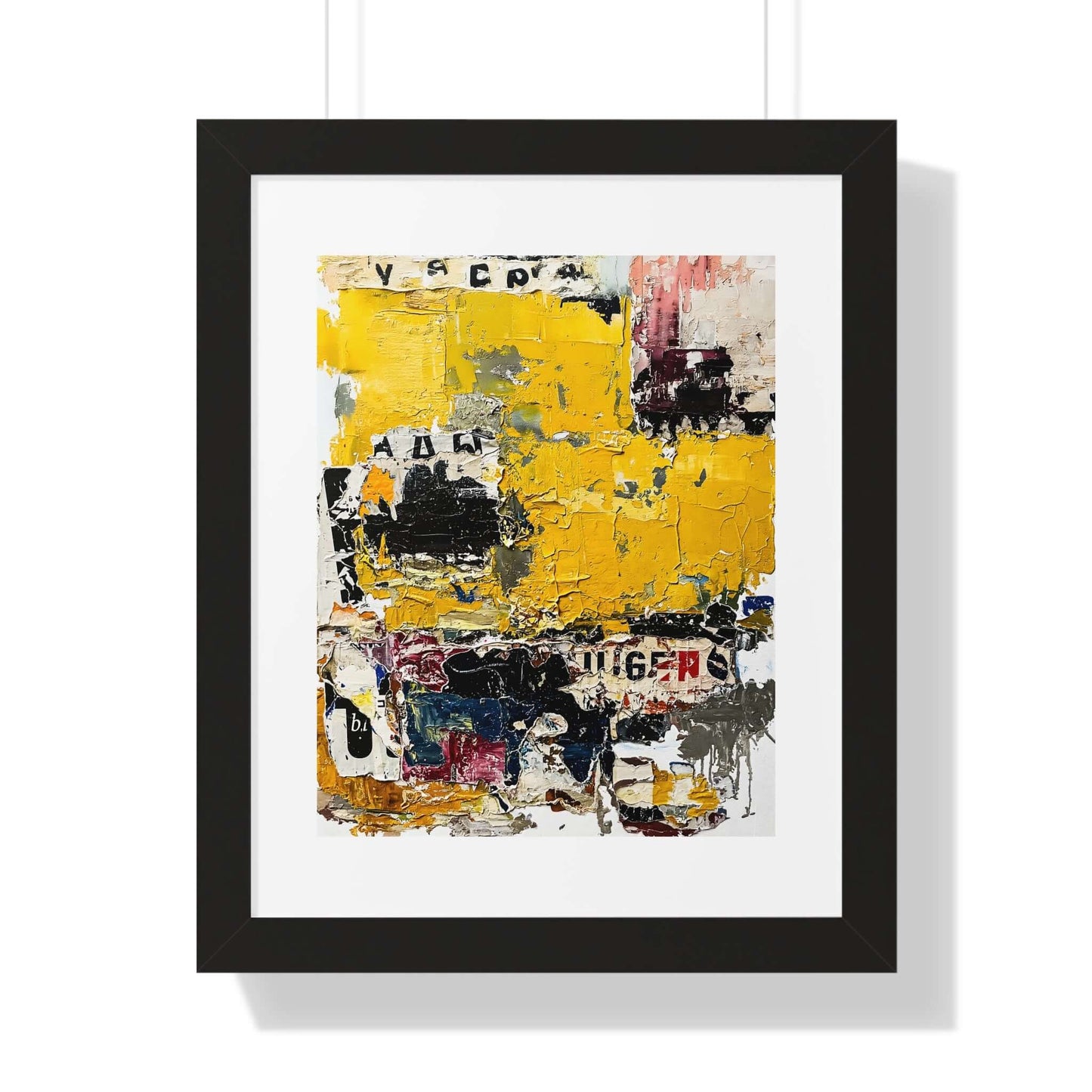 Peelback - AbEx - Framed Wall Art