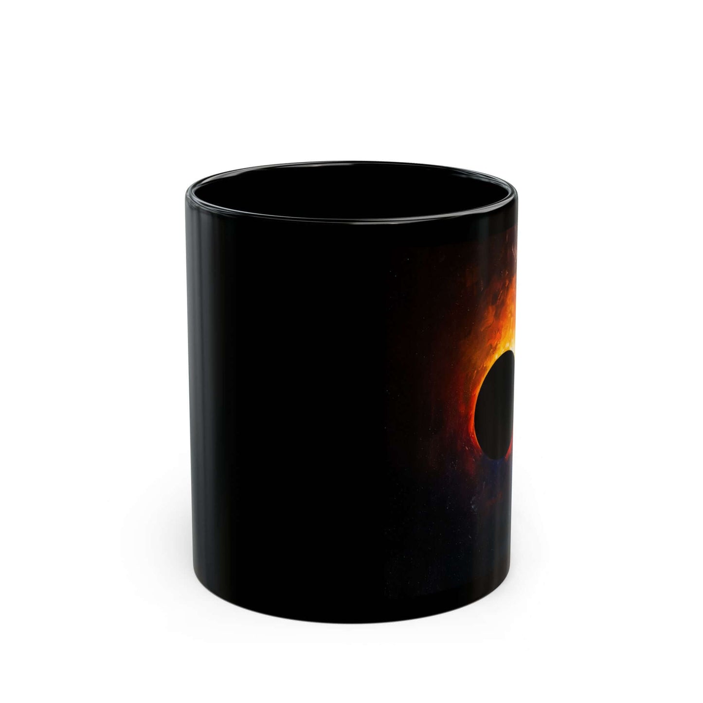 Mug – Black Ember - Abstract Expressionism
