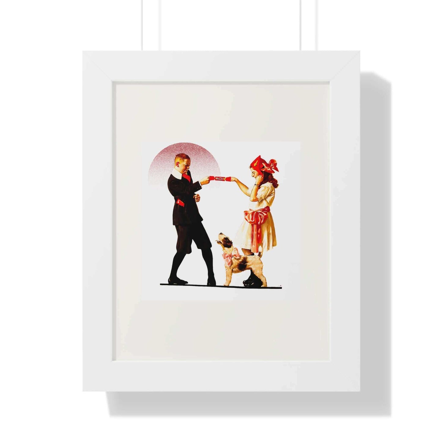 Playing Party Games: Norman Rockwell: Wall Art