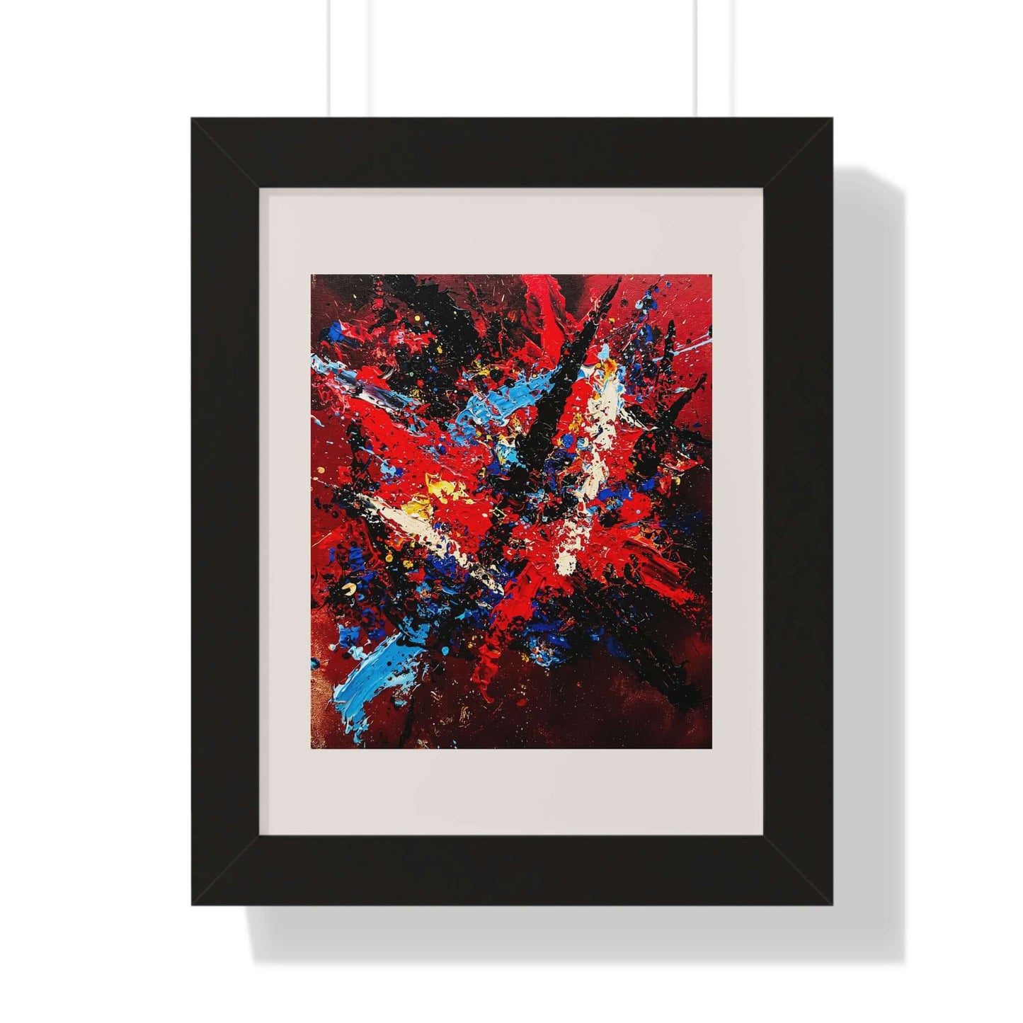 Reignite- AbEx - Framed Wall Art