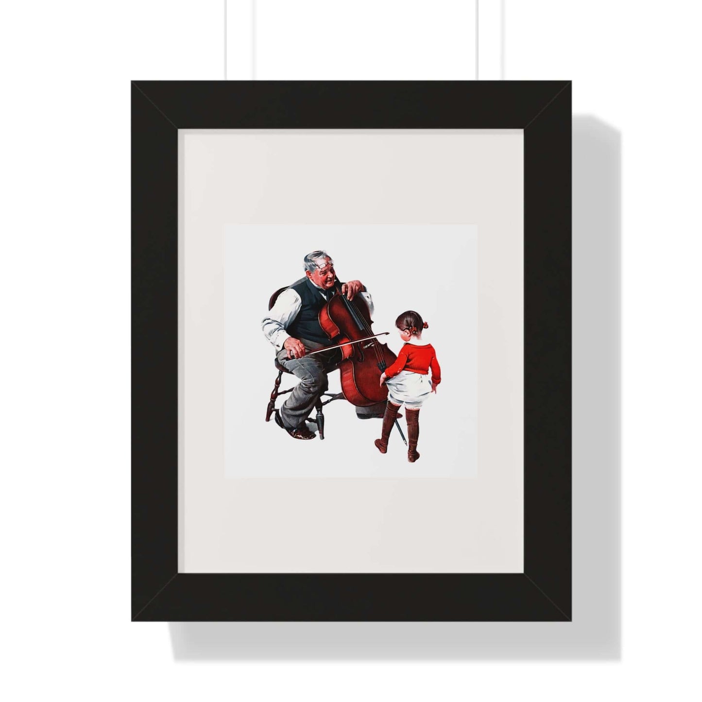 Grandpa's Little Ballerina: Norman Rockwell: Wall Art