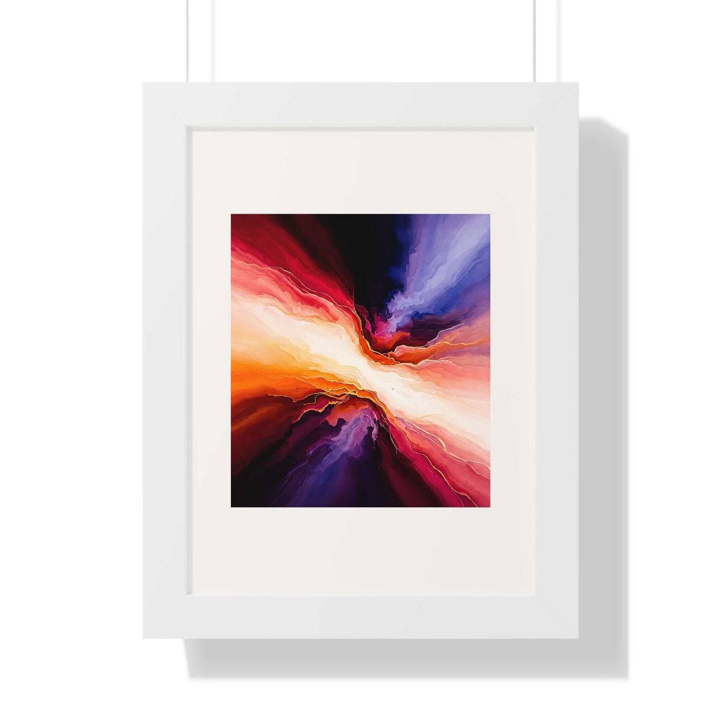 Dawn Split - AbEx - Framed Wall Art