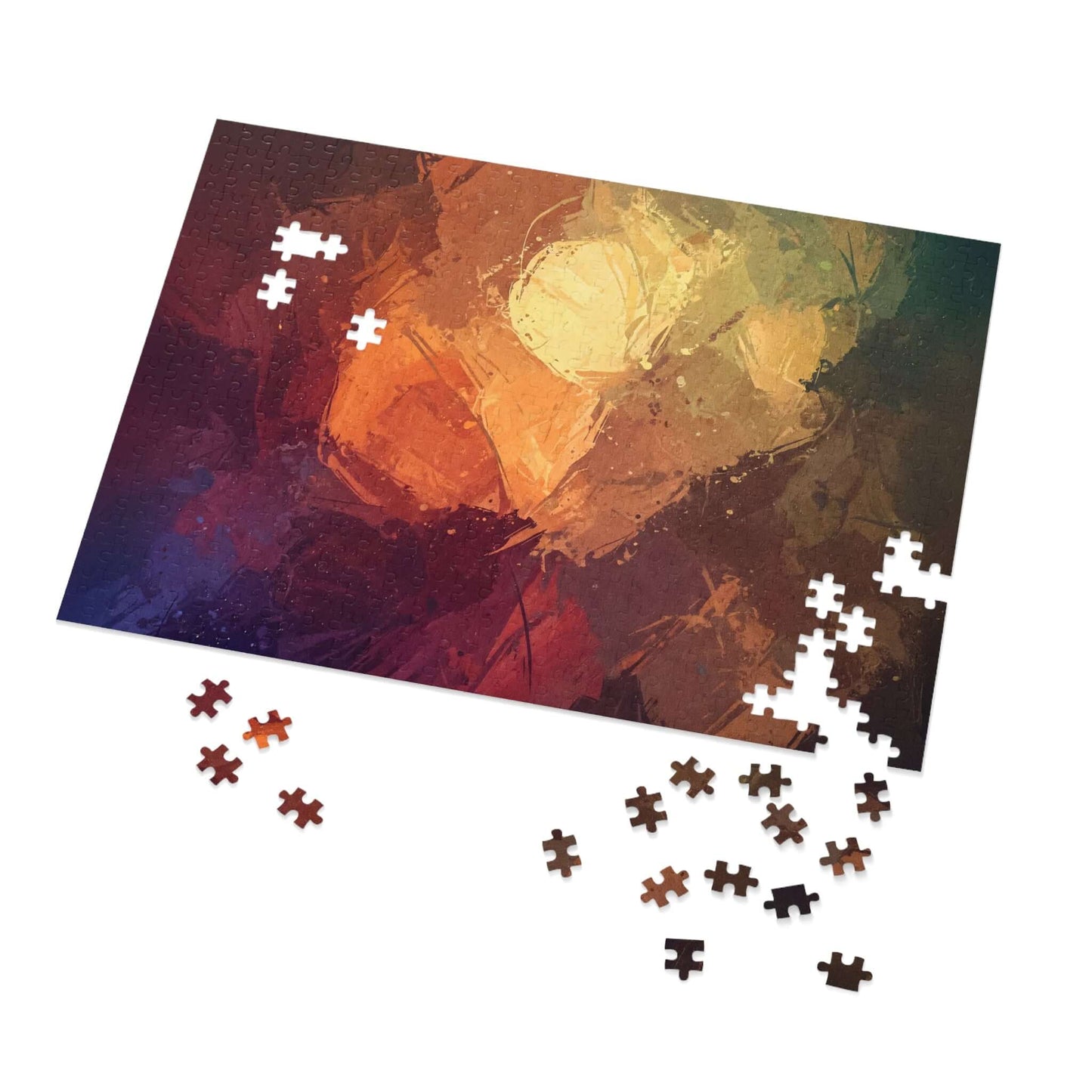 Shy Beauty - AbEx - Jigsaw Puzzle