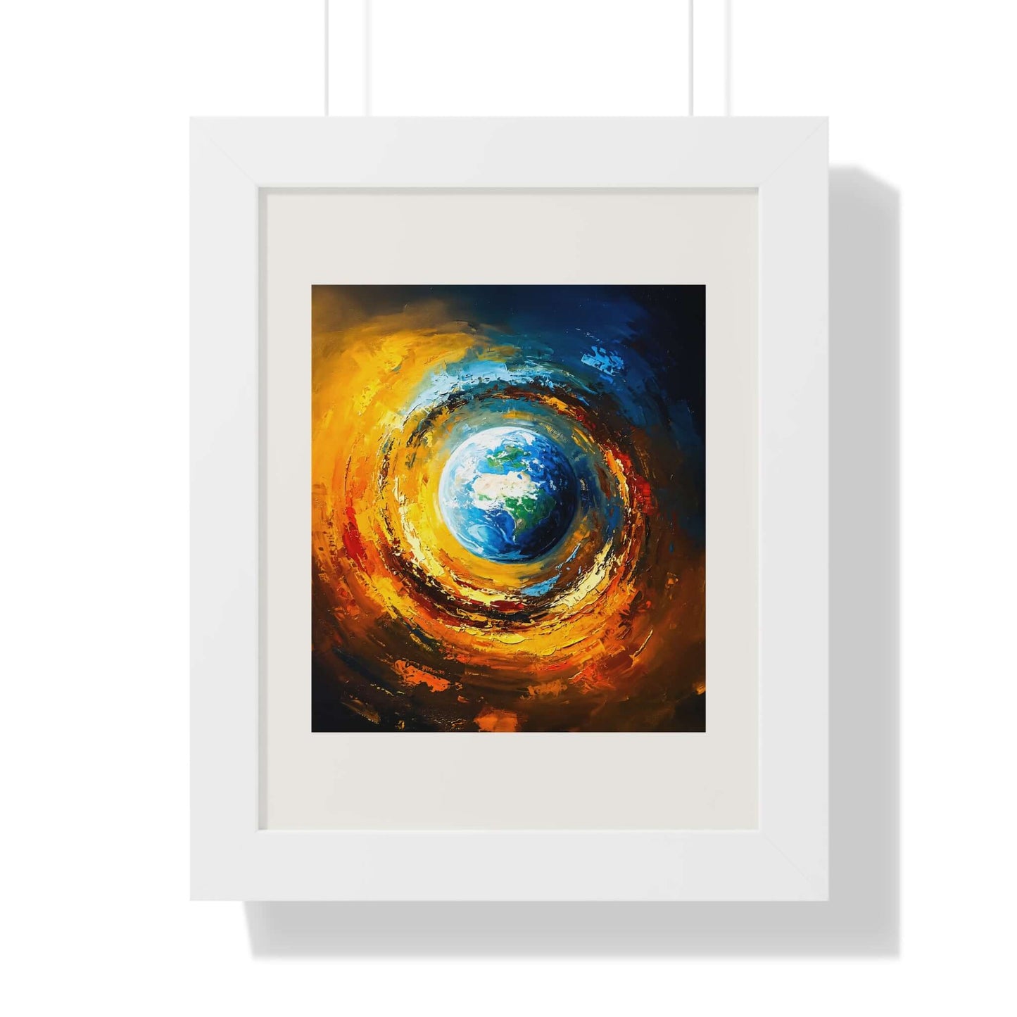 Lumen Terra - AbEx - Framed Wall Art
