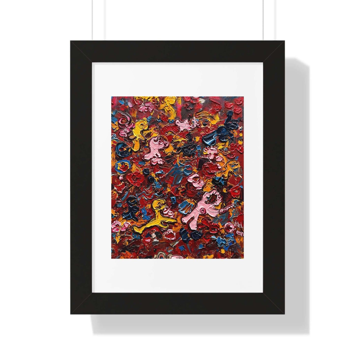Rapture - AbEx - Framed Wall Art