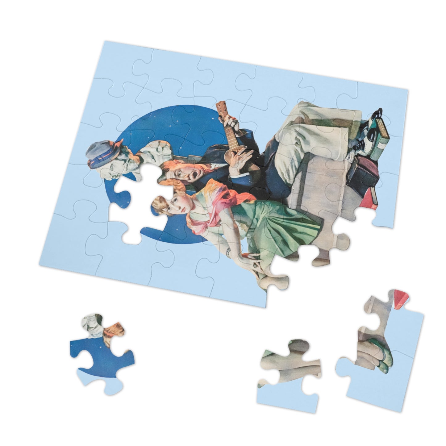 Serenade by Norman Rockwell - Jigsaw Puzzle