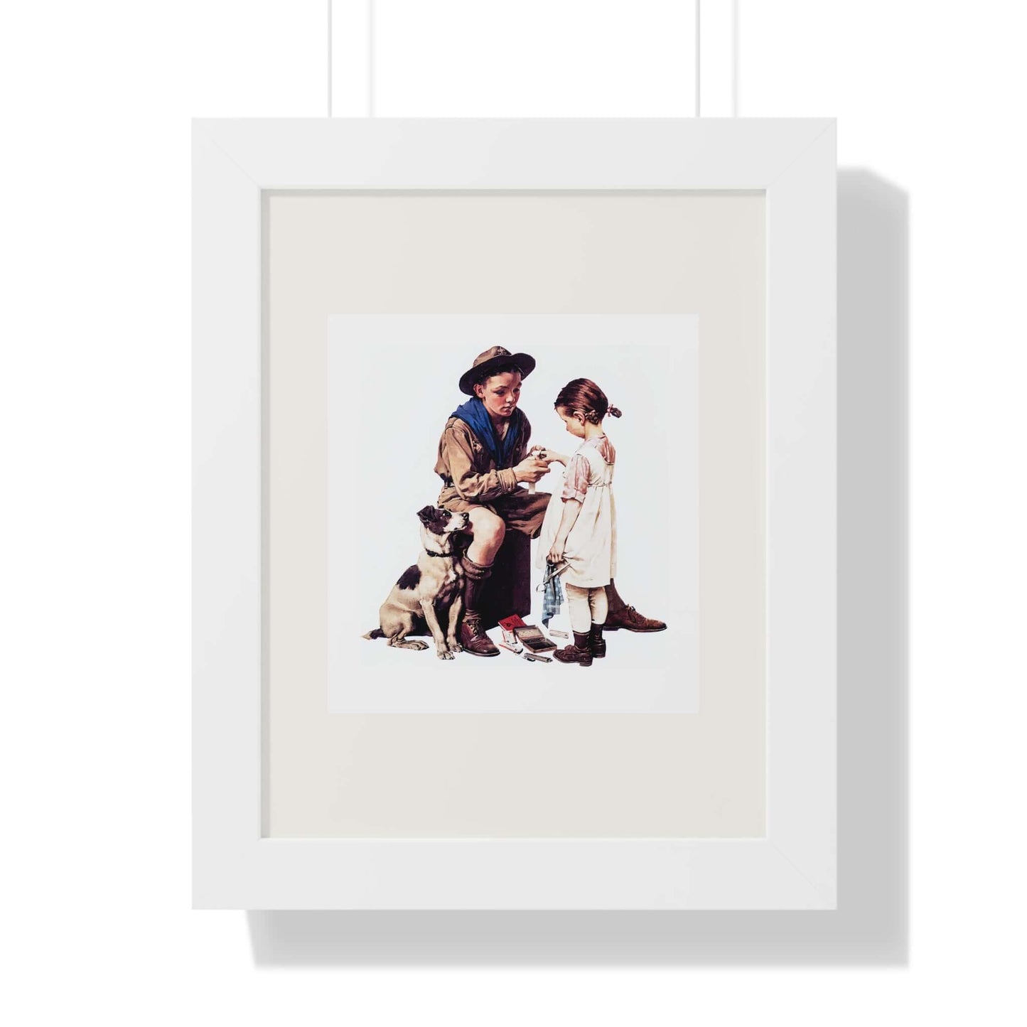 Boys and Girls First Aid Week: Norman Rockwell: Wall Art