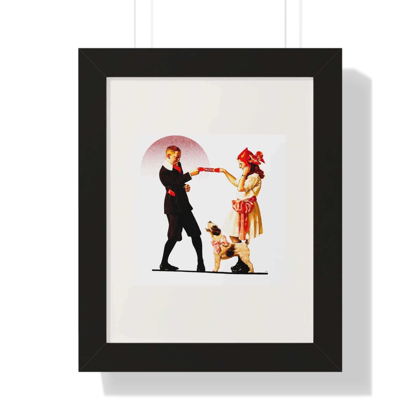 Playing Party Games: Norman Rockwell: Wall Art