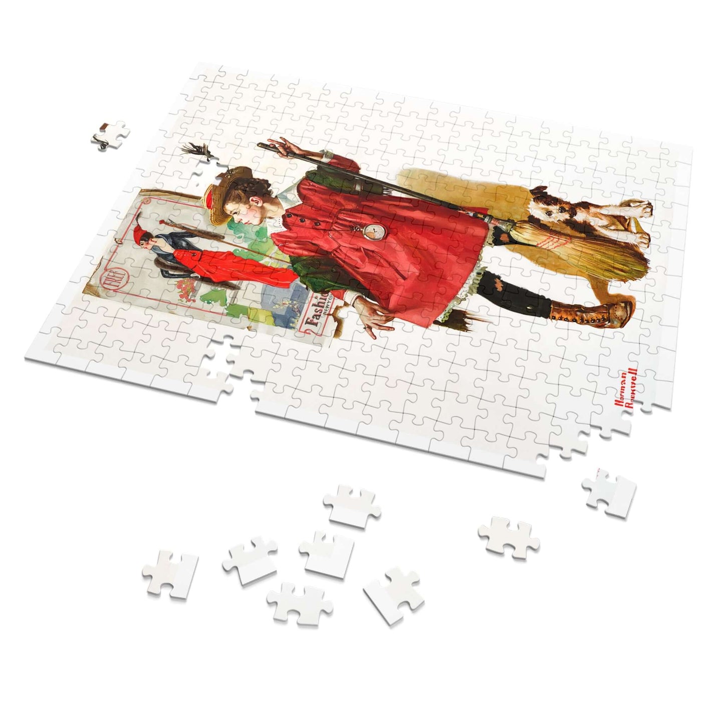 The Little Model by Norman Rockwell- Jigsaw Puzzle