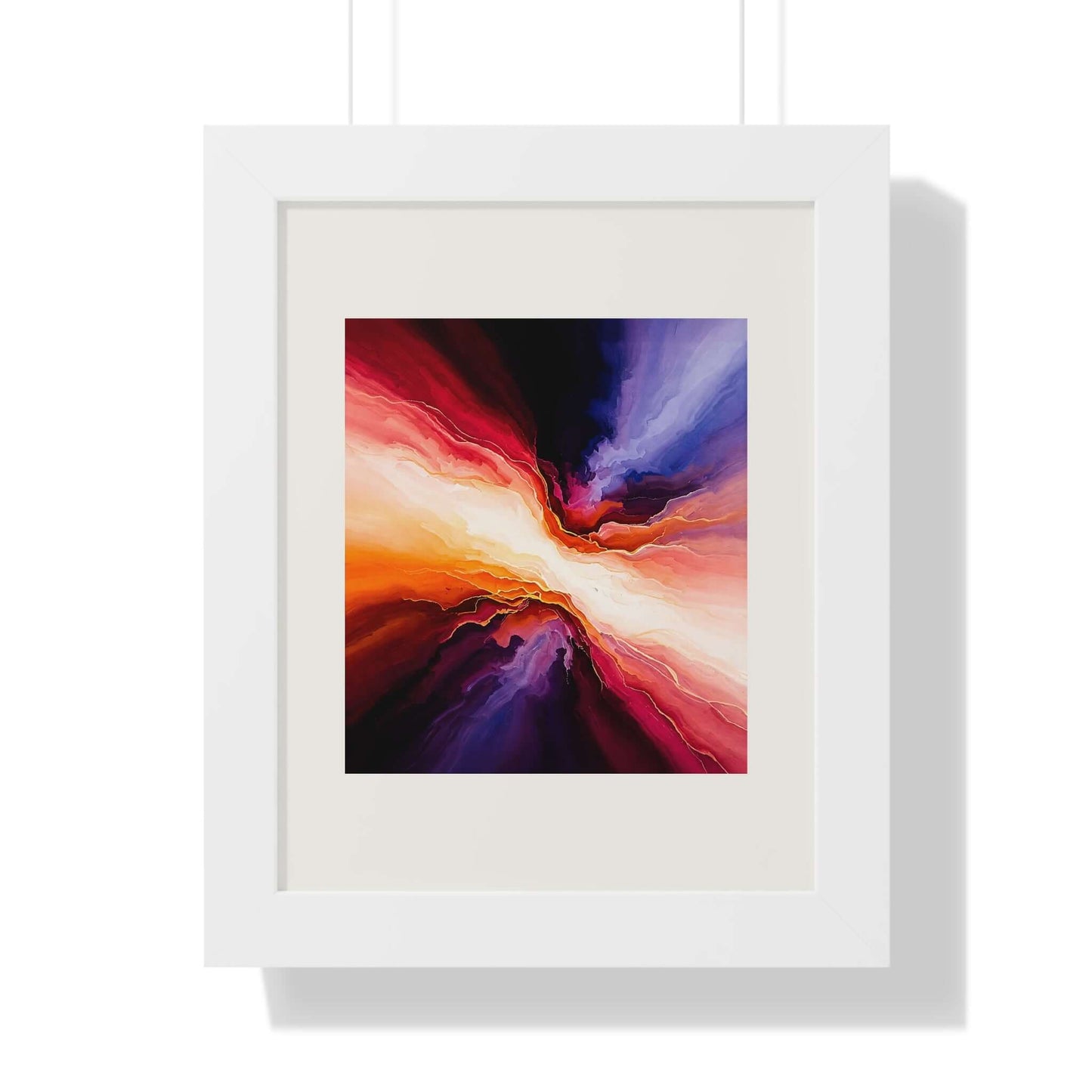 Dawn Split - AbEx - Framed Wall Art