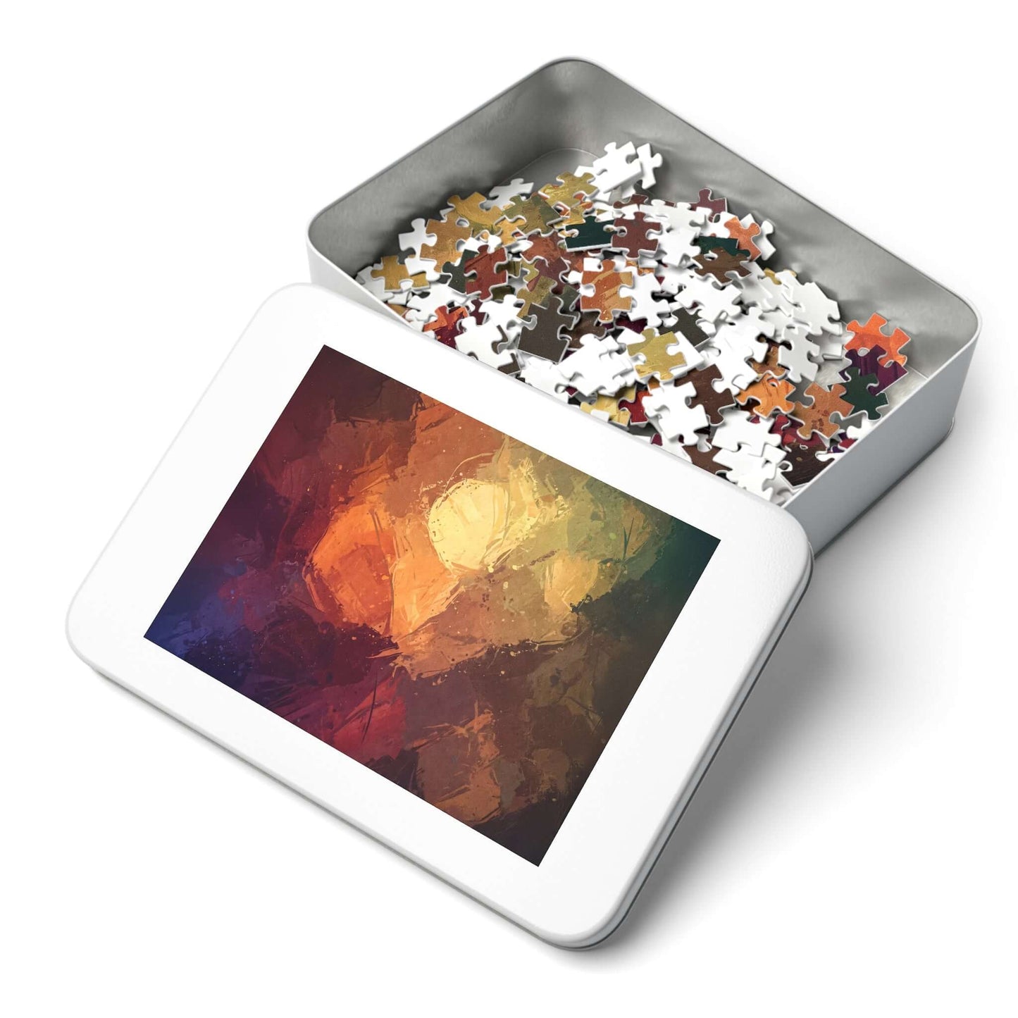 Shy Beauty - AbEx - Jigsaw Puzzle