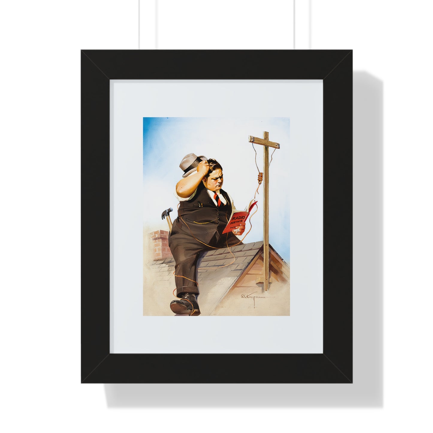 Radio Antennae by Robert C. Kauffmann Wall Art