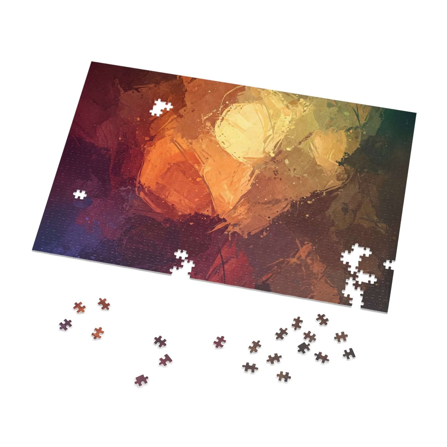 Shy Beauty - AbEx - Jigsaw Puzzle